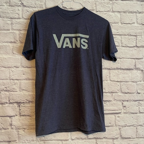 Vans Other - Vans Men's T-shirt blue with mint green "VANS" size M
